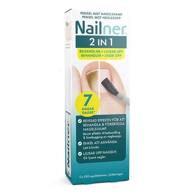 Nailner 2 in 1 Nagelsvampsbehandling Pensel
