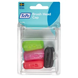 TePe Brush Head Cap Tandborstskydd 4-pack