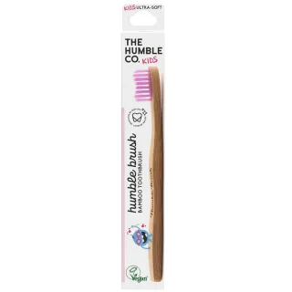 The Humble Co. Humble Brush Kids Bambutandborste Ultrasoft Lila