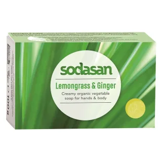 Sodasan Citrongräs & Ingefära Tvål