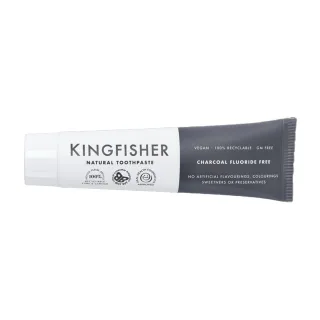 Kingfisher Whitening Charcoal Tandkräm Utan Fluor