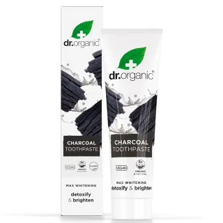 Dr Organic Aktivt Kol Extra Whitening Fluor Tandkräm