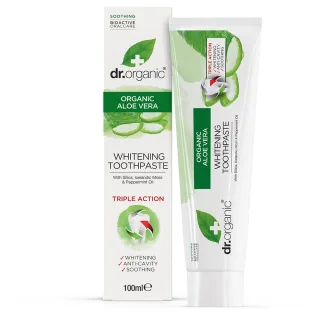 Dr Organic Tandkräm Aloe Vera Fluor