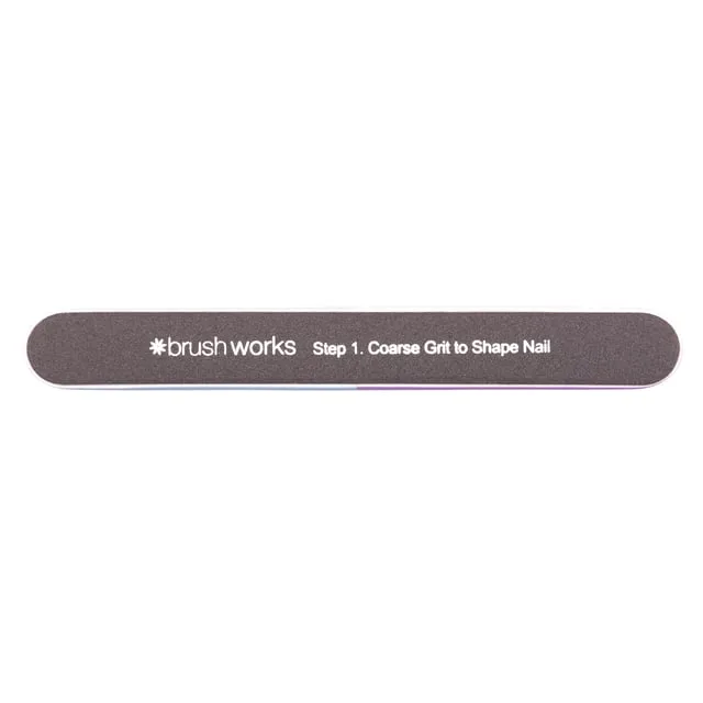 Brushworks 6 Sided Nail File Shape & Shine