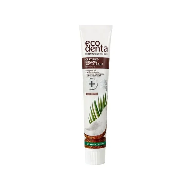 Ecodenta Organic Anti-Plaque Toothpaste With Coconut Oil