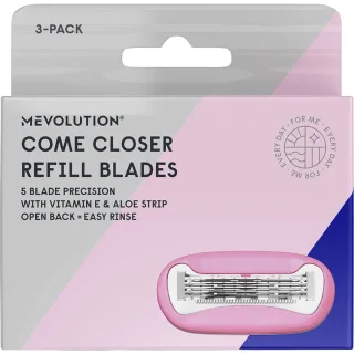 Mevolution Come Closer Rakbladsrefill Kvinna 3-pack