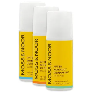 Moss & Noor After Workout Deodorant Roll-On Mixpack