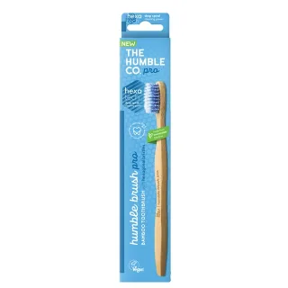 The Humble Co. Pro Hexatech Adult Blue Soft Tandborste