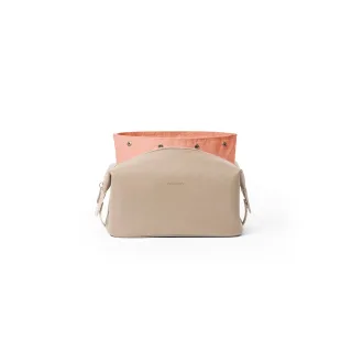 Bon Bags Staycation Cosmetic Bag Small Beige/Rosa