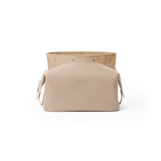 Bon Bags Weekend Toiletry Bag Medium Beige/Beige