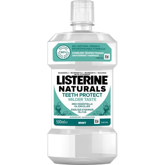 Listerine Naturals Teeth Protect Milder Taste