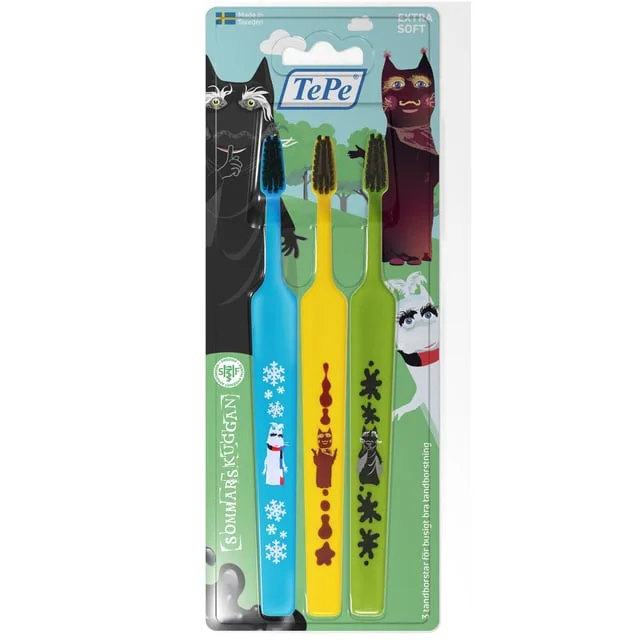 TePe Kids Sommarskuggan Extra Soft Tandborstar