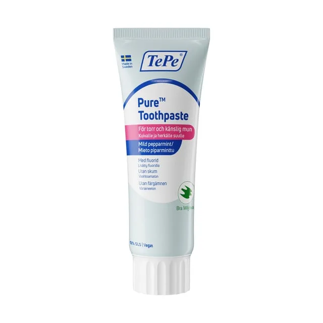 TePe Pure Toothpaste Mild Peppermint