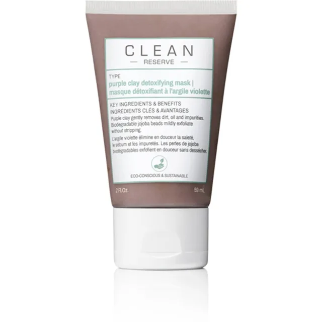 Clean Reserve Purple Clay Detoxifying Face Mask