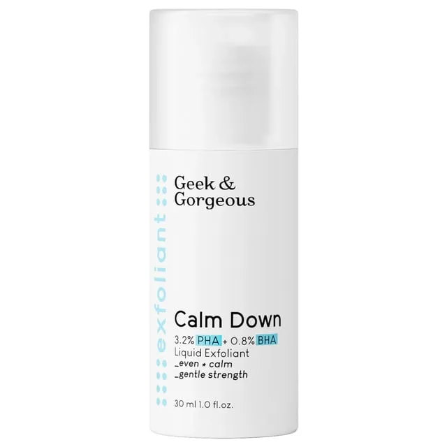 Geek & Gorgeous Calm Down PHA + BHA Liquid