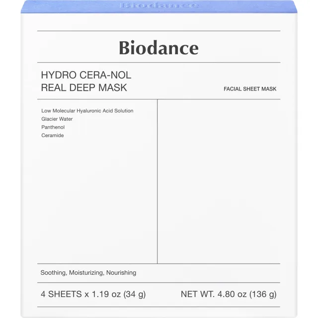 Biodance Hydro Cera-nol Real Deep Mask 4-pack