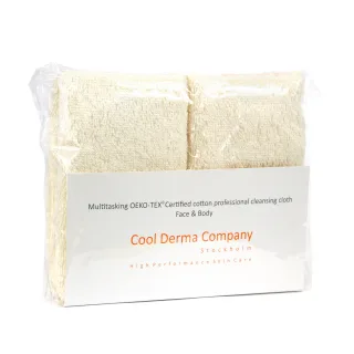 Cool Derma Skin Fitness Organic cotton wash cloth