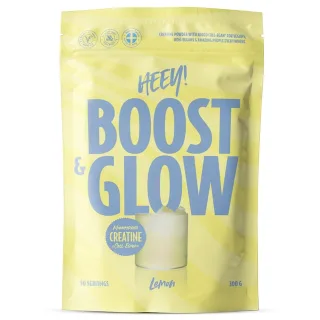 Heey! Boost & Glow Creatine + Collegan® Lemon
