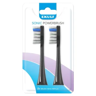 Ekulf Sonic PowerBrush black refill