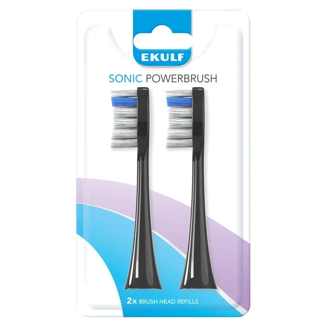 Ekulf Sonic PowerBrush black refill