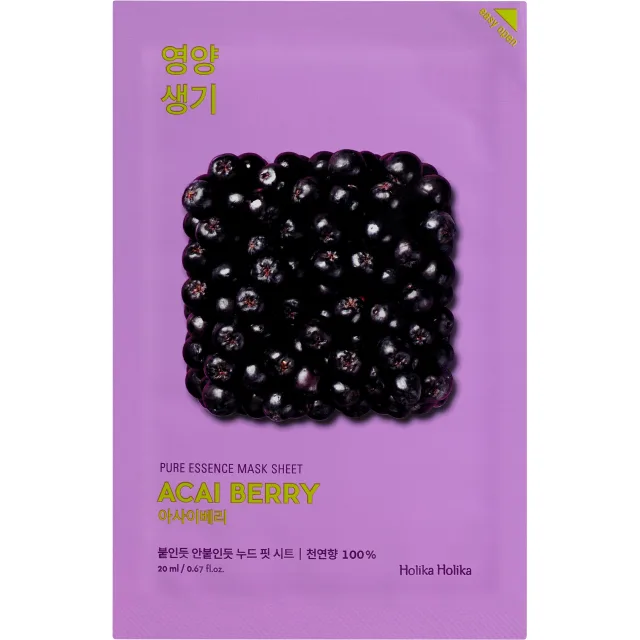 Holika Holika Pure Essence Mask Sheet Acai Berry