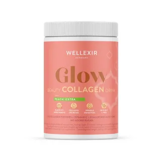 Wellexir Glow Beauty Drink Peach Ice Tea
