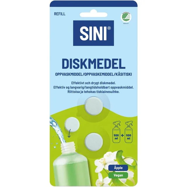 SINI Rengöringstablett Disk refill 2-pack