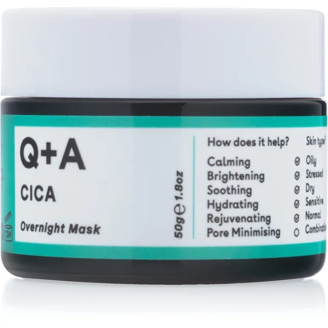 Q+A Cica Overnight Face Mask