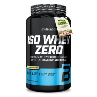 BioTechUSA Iso Whey Zero Laktosreducerat Vassleproteinisolat Banan