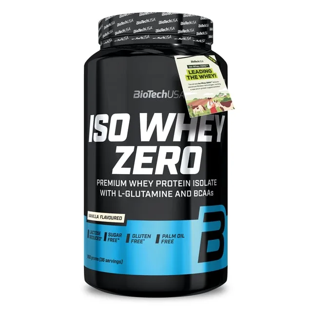 BioTechUSA Iso Whey Zero Laktosreducerat Vassleproteinisolat Vanilj