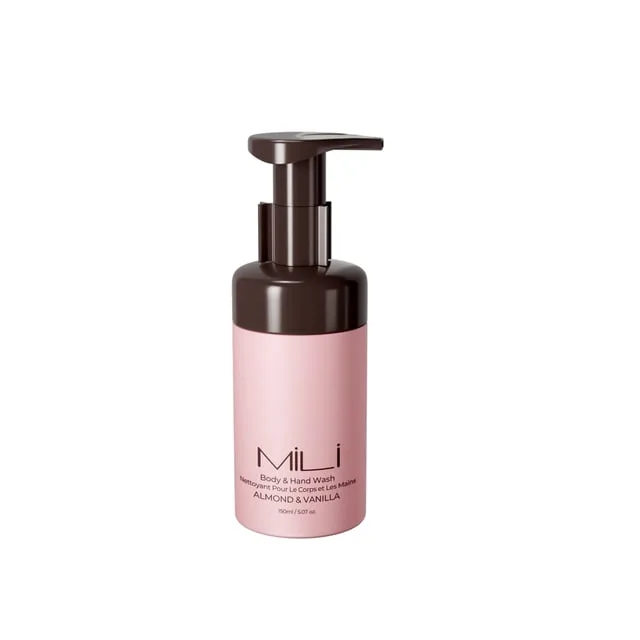 MILI Cosmetics Body & Hand Wash Almond & Vanilla