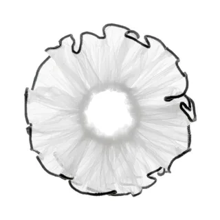 MILI Cosmetics Organza Scrunchie White