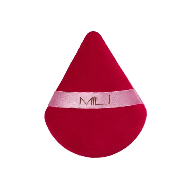 MILI Cosmetics Powder Bake Puff Triangle Red
