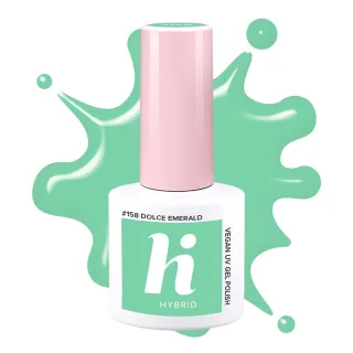 Hi Hybrid #158 UV Gel Polish Dolce Emerald
