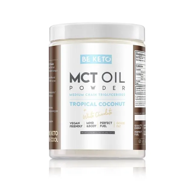 BeKeto MCT Oil Powder Coconut & White Chocolate