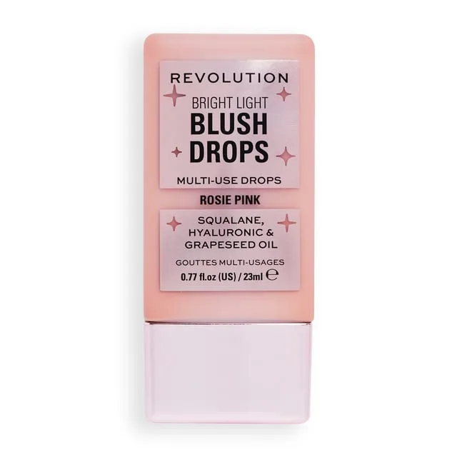 Revolution Beauty London Bright Light Blush Drops Pink Rosie