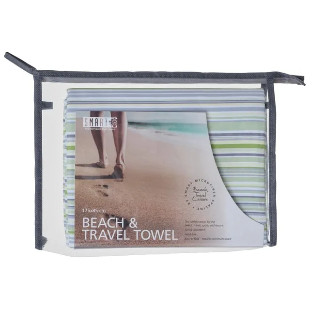 Smart Microfiber Beachtowel Grön
