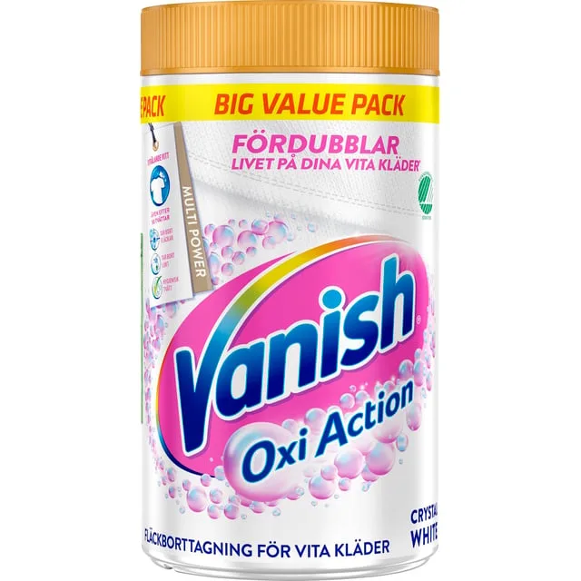 Vanish White Laundry Booster Fläckborttagningspulver