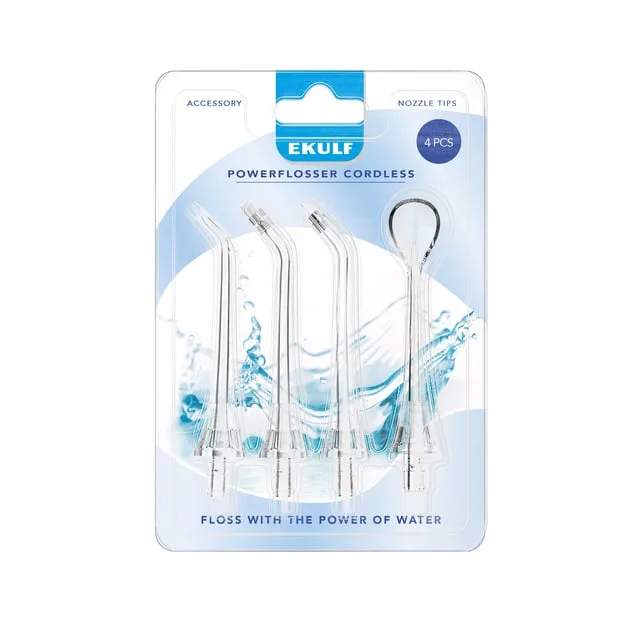 Ekulf PowerFlosser Premium 4-pack Refill