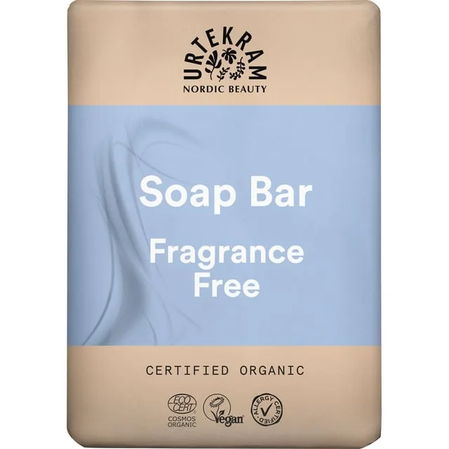 Urtekram Beauty Fragrance Free Soap Bar