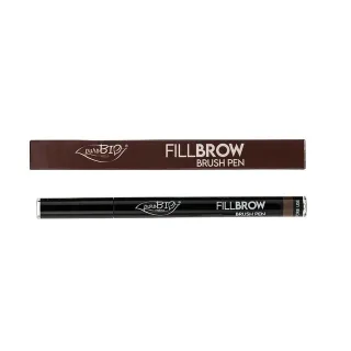puroBIO Eyebrow Fillbrow Brush Pen Dark Brown