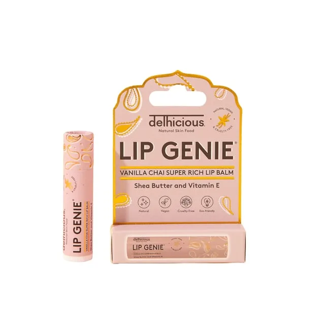 Delhicious Lip Genie Vanilla Chai Super Rich Lip Balm