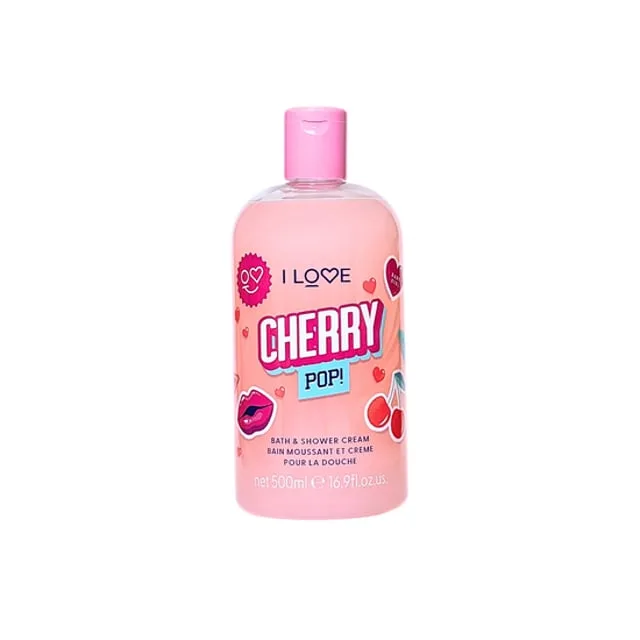 I Love Originals I LOVE Bath & Shower Gel, Cherry Pop