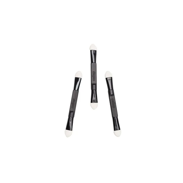 Cailap Eyeshadow Brush 2-headed 3-pack