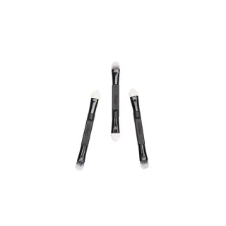 Cailap Eyeshadow Brush 2-headed 3-pack Synthetic Hair