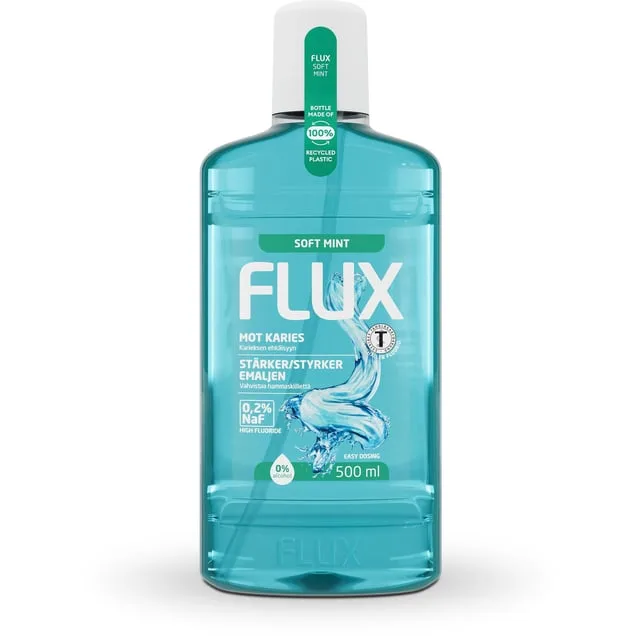 FLUX Soft Mint Munskölj 500 ml