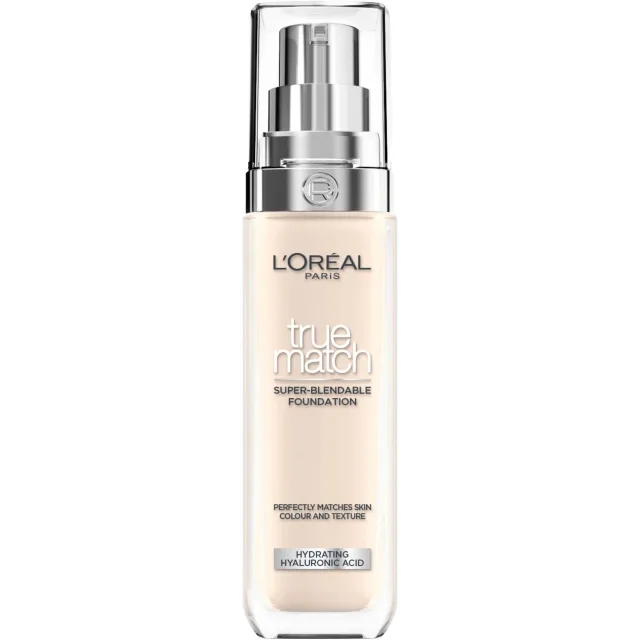 L'Oréal Paris True Match Super-Blendable Foundation With Hyaluronic Acid 0.5.N