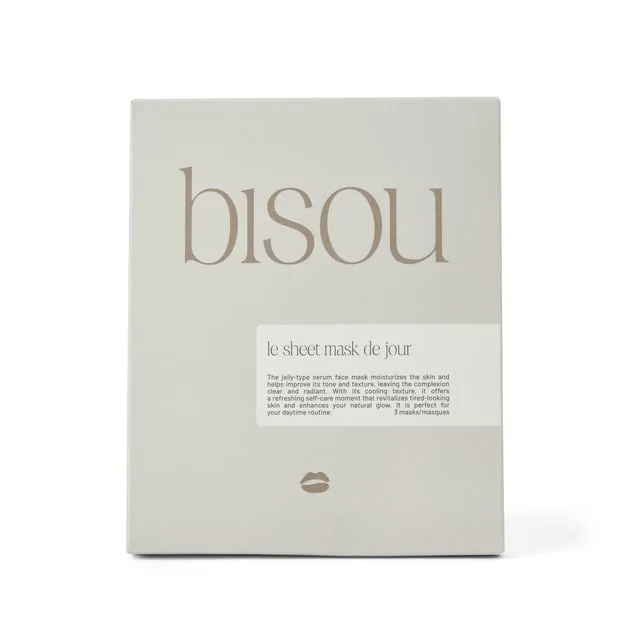Bisou Le sheet mask de jour 3-pack