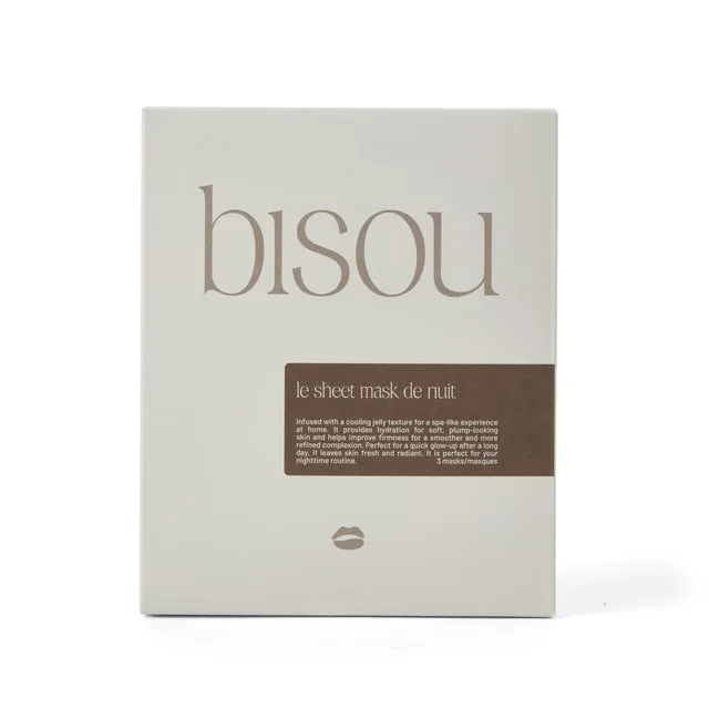 Bisou Le sheet mask de nuit 3-pack