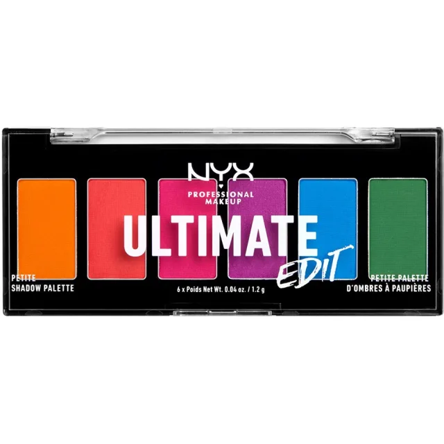 NYX Professional Makeup Ultimate Shadow Palette EDIT Petite Shadow Palette Brights